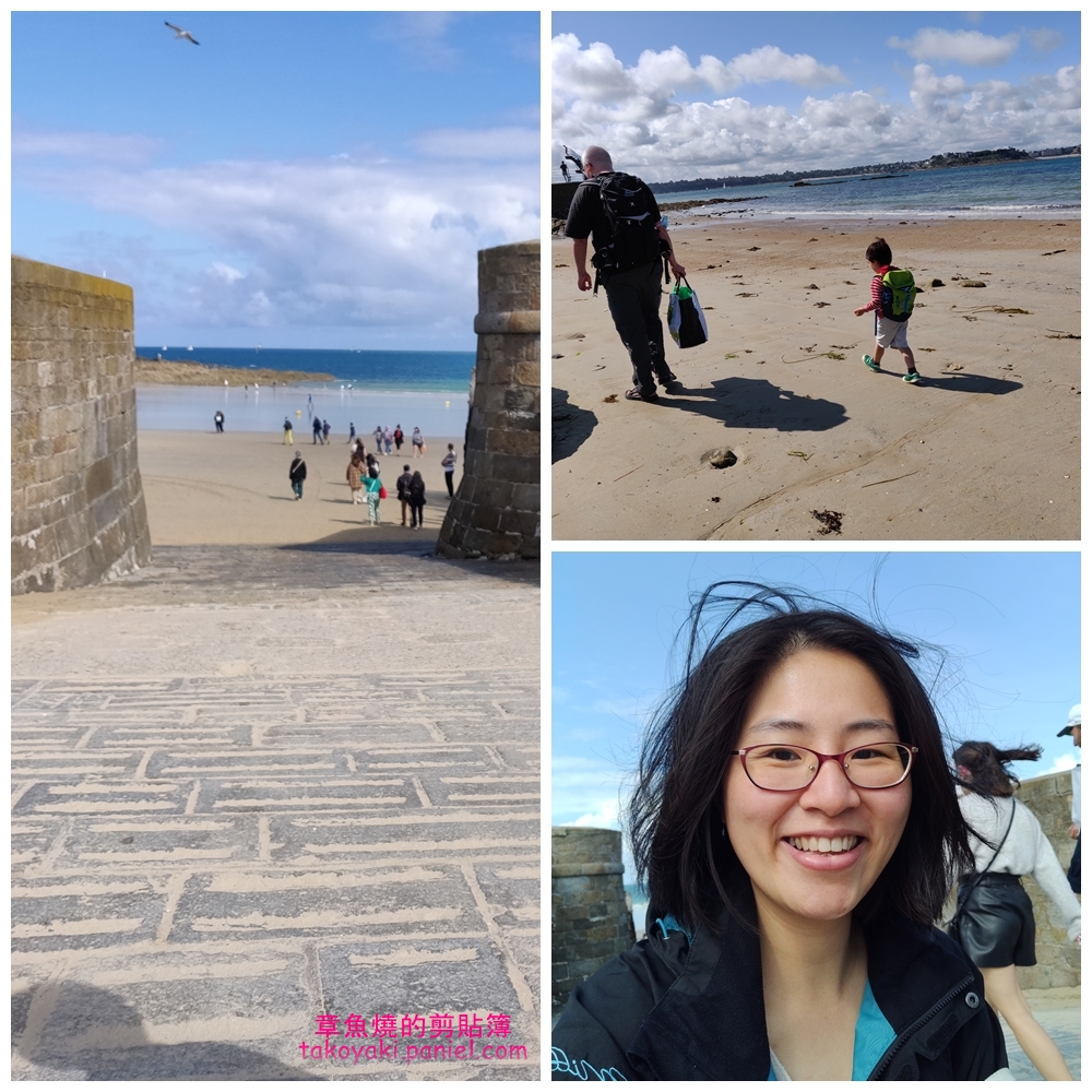 Saint Malo 4天3夜之旅 Day1：內城和 Bon-Secours 海灘體驗
